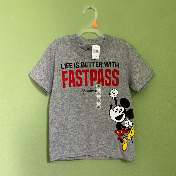 Disney Other - Disney FastPass Kids Shirt